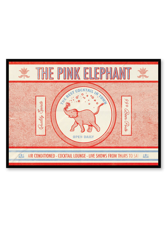 The Pink Elephant, Poster